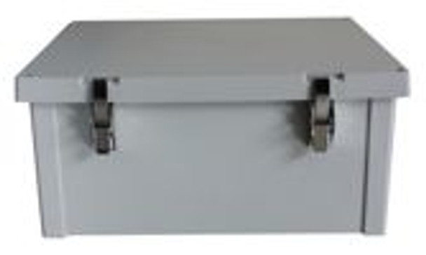 Fibox ARK12105CHFSSL Hinged Flat Cover SSL Latch with  knockouts