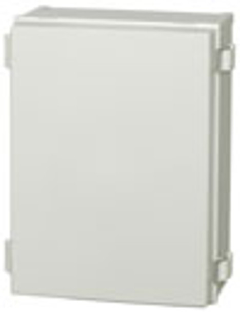 Fibox UL CAB PC 403018 G Hinged UL PC Enclosure - Gray Cover