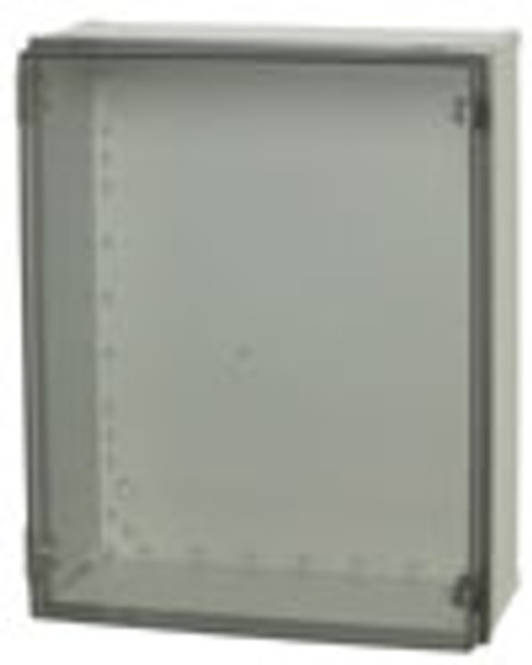 Fibox UL CAB PC 504020 T3B Hinged UL PC Enclosure - Transparent Cover - Keylock