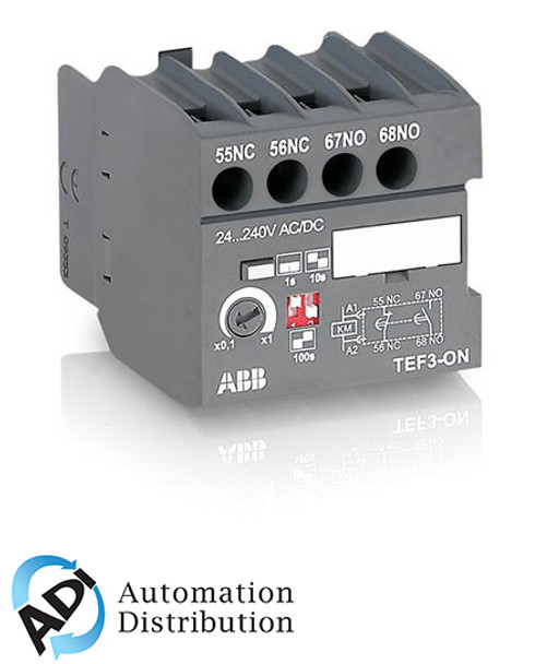 ABB TEF3-ON tmr,on,as/l,0.1-100s,24-240v