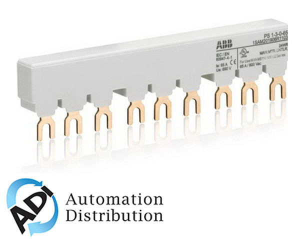 ABB PS1-3-0-65 ms116/132 busbar 65a 3-mmp 0-aux