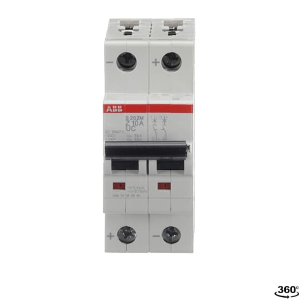 ABB S202MUC-Z10 mcb s200muc 2p z 10a ac/dc