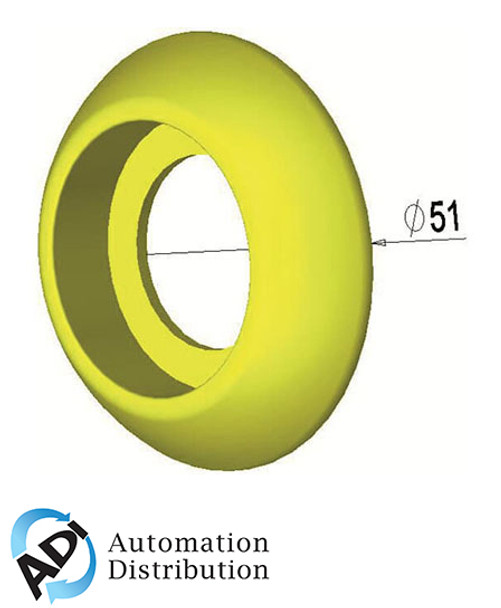 ABB 2TLA030054R0400 yellow surround for inca