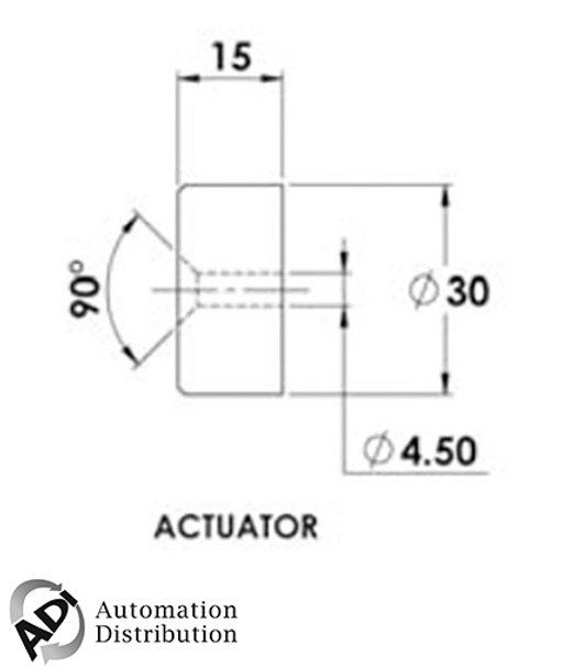 ABB 2TLA050040R0215 sense11, spare actuator