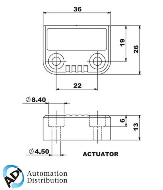 ABB 2TLA050040R0217 sense 2, spare actuator