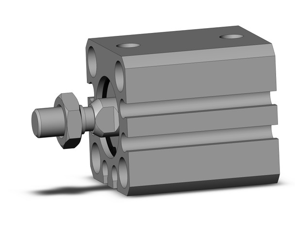 SMC CDQSB16-10DCM cylinder, compact