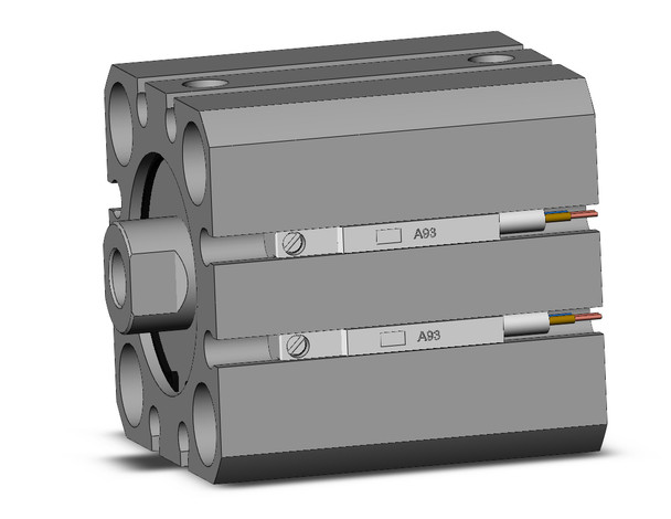 SMC CDQSB25-10D-A93L Cylinder, Compact