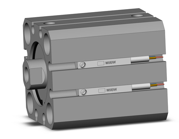 SMC CDQSB25-15D-M9BW Cylinder, Compact