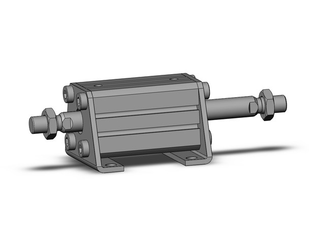 SMC CDQSWL25-25DM Cyl, Compact, Dbl Rod