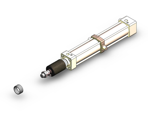 SMC MDBBT50-300J-HL Cylinder, Mb, Tie Rod, With End Lock