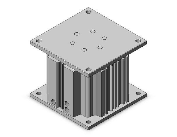 <h2>MGF, Low Profile Guide Table</h2><p><h3>The MGF low profile guide table integrates a compact cylinder to a large diameter concentric guide sleeve to handle loads applied from any direction providing equal eccentric load resistance through 360 . Using the guide sleeve instead of guide rods reduces the unit s weight by 15% and eliminates eccentric load capacity variances caused by load orientation. An internal non-rotating pin has been added to prevent rotation of the top plate.<br>- </h3>- Bore sizes: 40, 63, 100 mm<br>- Stroke lengths: 30, 50, 75, 100<br>- Non-rotating accuracy +/-0.08  for 40 mm bore<br>- Non-rotating accuracy +/-0.06  for 63 mm bore<br>- Non-rotating accuracy +/-0.05  for 100 mm bore<br>- Auto switch capable<br>- <p><a href="https://content2.smcetech.com/pdf/MGF.pdf" target="_blank">Series Catalog</a>