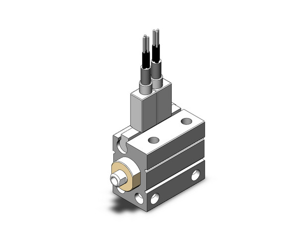 SMC CDUJB6-4D-F8PL compact cylinder cyl, free mount, dbl acting