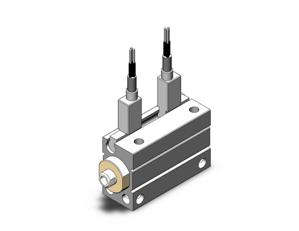 SMC CDUJB8-15D-F8NL compact cylinder cyl, free mount, dbl acting