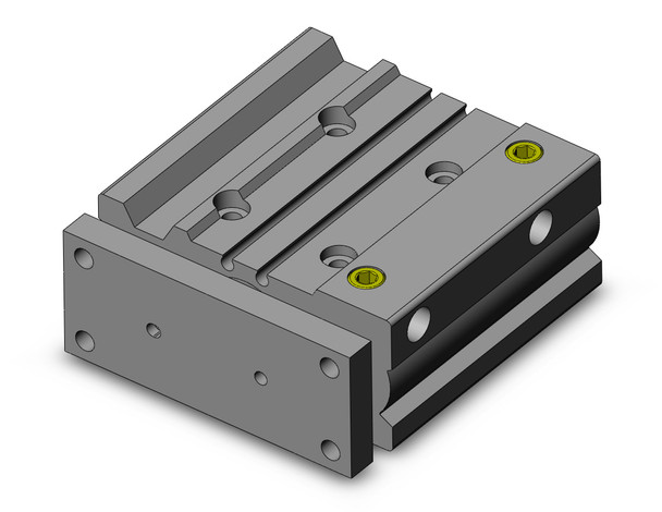 <h2>MGP-Z, Standard Guided Cylinder, Port Options</h2><p><h3> Series MGP with port options can help in tight mounting applications and still utilizes an ultra-compact design as the standard MGP actuator </h3>-  X144 is side ported symmetrically from the standard side ports<br>- X867 plugs the top ports instead of the side ports where the side ports are being utilized<br>- <br>- <p><a href="https://content2.smcetech.com/pdf/MGP.pdf" target="_blank">Series Catalog</a>