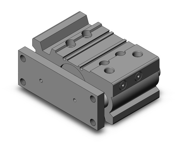 <h2>MGPM-Z, Standard Guided Cylinder, Slide Bearing</h2><p><h3>The MGPM is a compact body actuator integrated with internal guide shafts to isolate the load bearing from the movement of the actuator s rod and seals. The carbon steel alloy slide bearing provides lateral stability protecting it from side load impacts, suitable for stopping applications.<br>- </h3>- Bore sizes: 12, 16, 20, 25, 32, 40, 50, 63, 80, 100 mm<br>- Non-rotating accuracy: +/-0.08  (12   16 mm bore)<br>- Non-rotating accuracy: +/-0.07  (20   25 mm bore)<br>- Non-rotating accuracy: +/-0.06  (32   40 mm bore)<br>- Non-rotating accuracy: +/-0.05  (50   63 mm bore)<br>- Non-rotating accuracy: +/-0.04  (80   100 mm bore)<br>- Rubber bumpers as standard<br>- Auto switch capable<br>- <p><a href="https://content2.smcetech.com/pdf/MGP.pdf" target="_blank">Series Catalog</a>