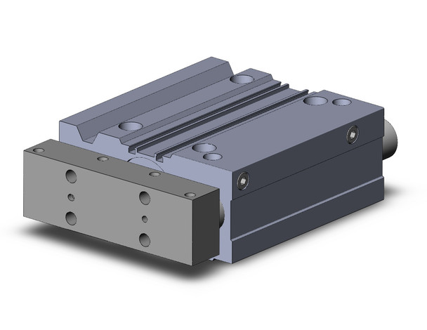 <h2>MGPS, Heavy Duty Oversize Guide Rod Cylinder</h2><p><h3>The MGPs is a compact body actuator integrated with internal oversized guide shafts to isolate the load bearing from the movement of the actuator s rod and seals. The carbon steel alloy slide bearing provides lateral stability protecting it from side load impacts resulting in a non-rotating accuracy of +/-0.05  for 50 mm bore and a non-rotating accuracy of +/-0.04  for 80 mm bore. Compared to the standard MGP, the MGPS increases anti-lateral load by 10%, increases eccentric load resistance by 25% and increases impact load resistance by 140%.<br>- </h3>- Bore size: 50, 80 mm<br>- Stroke lengths: 25, 50, 75, 100, 125, 150, 175, 200 mm<br>- Non-rotating accuracy of +/-0.05  (50 mm bore)<br>- Non-rotating accuracy of +/-0.04  (80 mm bore)<br>- Rubber bumpers as standard<br>- Auto switch capable<br>- <p><a href="https://content2.smcetech.com/pdf/MGP.pdf" target="_blank">Series Catalog</a>