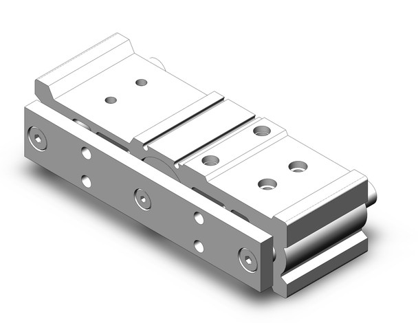 <h2>MGPW, Large Width Guided Cylinder</h2><p><h3>The MGPW is a compact body actuator integrated with internal guide shafts to isolate the load bearing from the movement of the rod and piston seals. The (A) press fitted high precision ball bushing is suitable for minimizing the actuator s plate displacement. Non-rotating accuracy +/-0.01 . The (L) high precision ball bushing allows for smooth operation that ensures stable travel resistance. Non-rotating accuracy +/-0.03 . The (M) carbon steel alloy slide bearing provides lateral stability protecting it from side load impacts. Non-rotating accuracy ranges from +/-0.03  for 63 mm bore to +/-0.05  for 20 mm bore<br>- </h3>- Bore sizes: 20, 25, 32, 40, 50, 63 mm<br>- Stroke lengths: 25, 50, 75, 100, 125, 150, 175, 200 mm<br>- Rubber bumpers as standard<br>- Auto switch capable<br>- <p><a href="https://content2.smcetech.com/pdf/MGPW.pdf" target="_blank">Series Catalog</a>