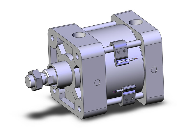 SMC NCDA1R400-0100-M9PWSAPC Cylinder, Nca1, Tie Rod