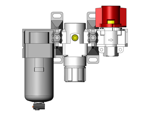 SMC AC25B-02-V-A F/R Combo Modular