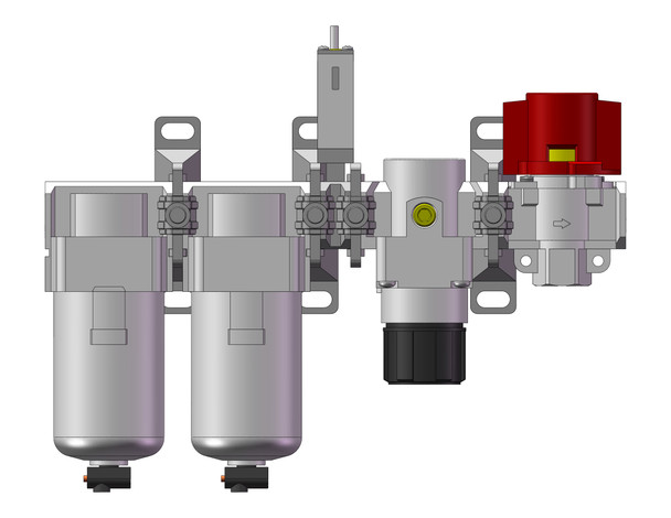 SMC AC25C-N03-SV-NZ-A F/Ms/R Combo Modular