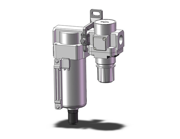 SMC AC40B-04D-8-B F/R Combo Modular