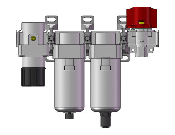 SMC AC40C-F04D-V1-R-A F/Ms/R Combo Modular