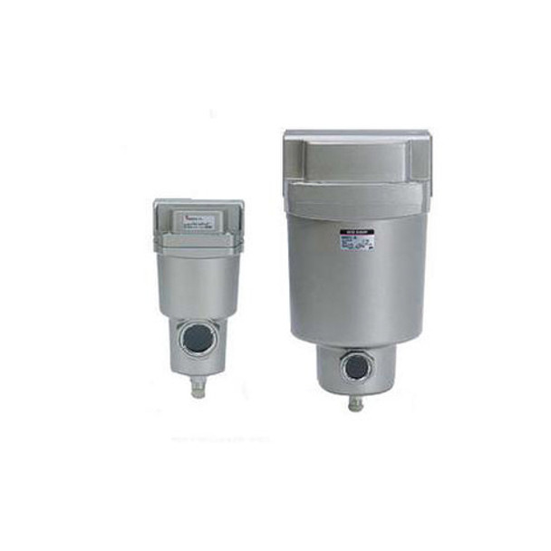 SMC - AMG250C-N02 - AMG250C-N02 Water Separator - 750 L/min Maximum Flow Rate, 145 psi Maximum Operating Pressure, 3/8 NPT Ports, Manual Drain