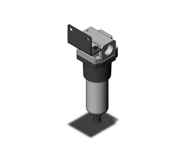 <h2>AMJ, Drain Separator for Vacuum</h2><p><h3>Series AMJ is effective for removing water droplets from the air sucked into vacuum pumps and ejectors. Over 90% of droplets can be removed through the use of a special water droplet removing element. The provision of a drain cock makes it possible to discharge the drain manually after breaking the vacuum. Even when the element is saturated with water, there is almost no drop in pressure (increase in resistance).<br>- </h3>- <p><a href="https://content2.smcetech.com/pdf/AMJ.pdf" target="_blank">Series Catalog</a>