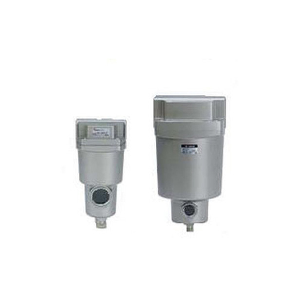SMC - AM250C-N03 - AM250C-N03 Mist Separator - 750 L/min Maximum Flow Rate, 145 psi Maximum Operating Pressure, 3/8 NPT Ports, Manual Drain