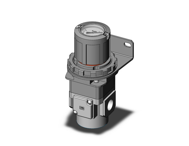 <h2>ARG20~40-B, Regulator w/Built-in Pressure Gauge</h2><p><h3>Air Regulator series ARG is modular style with built-in pressure gauge, offers an optional, built-in backflow mechanism which enables reliable discharge of air pressure from outlet to inlet.  The mounting angle of the pressure gauge is selectable depending on the piping direction, and with the anti-revolving mechanism (PAT.PEND.), the pressure gauge will not be revolved even after the handle is operated.   Note that the ARG-B has been released as a replacement for the ARG.  While the ARG is still supported with inventory and no obsolescence date has been announced, we strongly encourage the use of the ARG-B for new applications </h3>- Body size: 20, 30, 40.<br>- One-touch mounting/removal of the pressure gauge cover.<br>- <p><a href="https://content2.smcetech.com/pdf/ACG.pdf" target="_blank">Series Catalog</a>