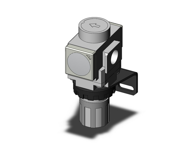 <h2>ARP20/30/40, Direct Operated Precision Regulator</h2><p><h3>The ARP is a modular style, direct operated precision regulator.  A locking adjustment knob allows the pressure to be set, and then locked to prevent accidental setting changes. The ARP20/30/40 series is available with a back flow function that exhausts the air pressure in the outlet side reliably and quickly.  Special applications include (10-) clean room compliant, (20-)copper-free, fluorine-free, and (21-) clean room compliant, copper-free, fluorine-free and silicon-free.</h3>- Direct operated precision regulator<br>- Sensitivity: within 0.2%F.S.<br>- 3 types of set pressure allow more freedom in designing a circuit<br>- Repeatability: within  1%F.S.<br>- Backflow function available<p><a href="https://content2.smcetech.com/pdf/ARP20.pdf" target="_blank">Series Catalog</a>