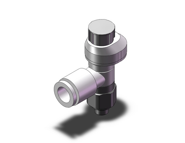 <h2>AS-FS, Speed Controller with Indicator, Elbow Type</h2><p><h3>The AS speed controller variants with indicator window allow for numerical verification of flow rate setting.</h3>- Two indicator window directions available<br>- Larger push-lock type handle<br>- Reduces flow setting time and setting errors<p><a href="https://content2.smcetech.com/pdf/ASOneTouchIndicator.pdf" target="_blank">Series Catalog</a>