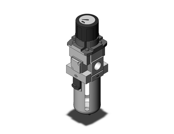 SMC AWG40-04G1-1 Filter/Regulator, Modular F.R.L. W/Gauge