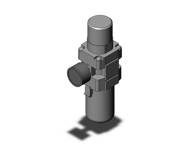 <h2>AW10-A to AW40-A, Filter Regulator, Metric, North American &amp; European</h2><p><h3>SMC S series AW-A is a combination filter/regulator, minimizing space and piping by integrating two units into one. The pressure drop across the regulator section has been reduced creating a more efficient unit with a maximum set pressure of 100 psi. The element and bowl on the AW-A series is now one-piece, making element replacement easier. Bowls on the size 30 and 40 are covered with a transparent bowl guard, completely protecting them from the environment and making the interior contents visible from 360 degrees. This series is part of the family of modular air preparation units and can be combined with other similar sized products. The new AW-A is available in four body sizes with piping from M5 to 3/4  in Rc, NPT, and G thread types.</h3>- <p><a href="https://content2.smcetech.com/pdf/AW_A.pdf" target="_blank">Series Catalog</a>