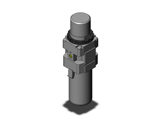 <h2>AW10-A to AW40-A, Filter Regulator, Metric, North American &amp; European</h2><p><h3>SMC S series AW-A is a combination filter/regulator, minimizing space and piping by integrating two units into one. The pressure drop across the regulator section has been reduced creating a more efficient unit with a maximum set pressure of 100 psi. The element and bowl on the AW-A series is now one-piece, making element replacement easier. Bowls on the size 30 and 40 are covered with a transparent bowl guard, completely protecting them from the environment and making the interior contents visible from 360 degrees. This series is part of the family of modular air preparation units and can be combined with other similar sized products. The new AW-A is available in four body sizes with piping from M5 to 3/4  in Rc, NPT, and G thread types.</h3>- <p><a href="https://content2.smcetech.com/pdf/AW_A.pdf" target="_blank">Series Catalog</a>