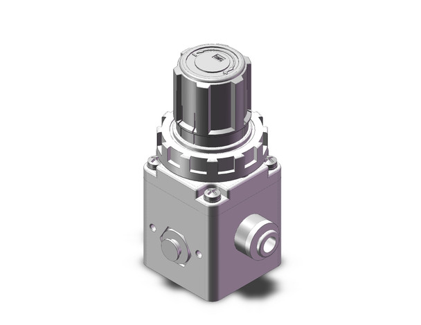 <h2>IRV10/20, Vacuum Regulator</h2><p><h3>The IRV series vacuum regulator is a more compact size and has an expanded range. Thread sizes available include Rc(PT), NPT and G(PF).  The new and improved IRV10/20 series offers single sided connections for ease of installation and panel mounting. Built-in one-touch fittings include 6, 8, and 10mm and also 1/4 , 5/16 , and 3/8  for both fitting types elbow or straight. </h3>- Single sided connections series<br>- Mass reduced by 20%<br>- Max. flow 140  L/min (ANR) and 240 L/min (ANR)<br>- Integrated digital pressure switch for panel mounting<br>- Built-in one-touch fittings<p><a href="https://content2.smcetech.com/pdf/IRV10_20.pdf" target="_blank">Series Catalog</a>