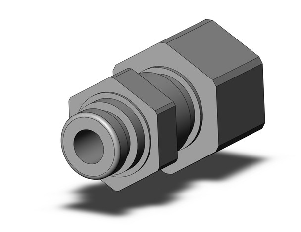 SMC KQB2E04-01 Fitting, Nickel Plated Brass