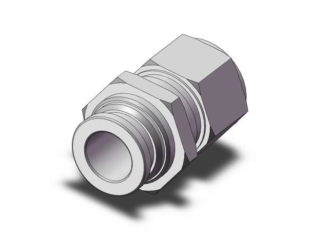 SMC KQB2E10-G02 Fitting, Nickel Plated Brass