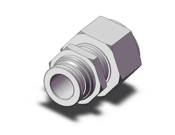 SMC KQB2E10-G03 Fitting, Nickel Plated Brass