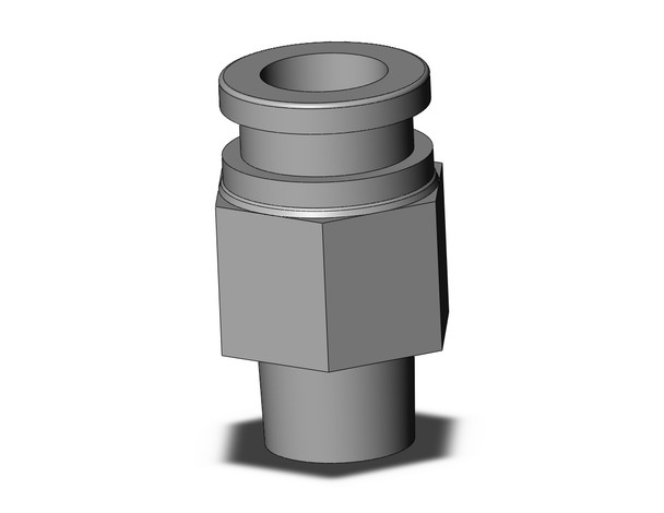 SMC KQB2H08-01S fitting, nickel plated brass