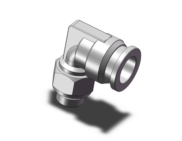 SMC KQB2L10-G01 Fitting, Nickel Plated Brass