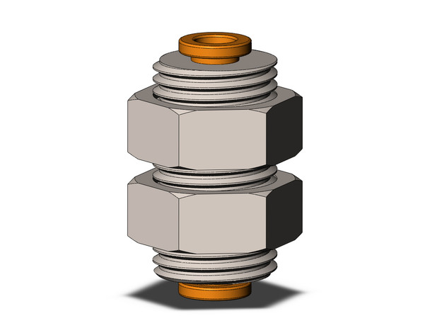 SMC KQ2E05-00MA Fitting, Bulkhead Union Pack of 10