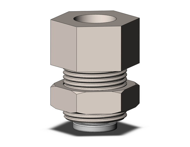 SMC KQ2E06-G01N Fitting ,Bulkhead Connector Pack of 10