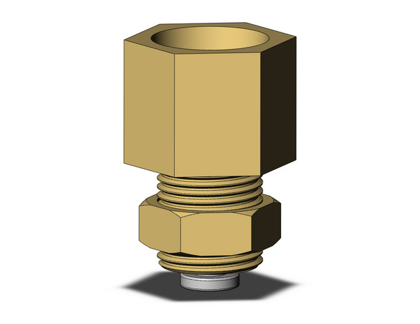 SMC KQ2E23-02A Fitting, Bulkhead Connector Pack of 10