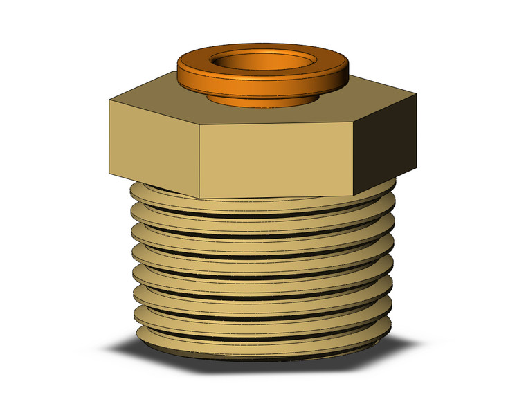 SMC KQ2H07-03A Fitting, Male Connector Pack of 10