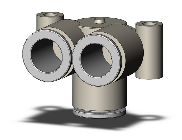 SMC KQ2LU10-00A Fitting, Branch Union Elbow
