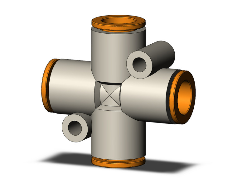 SMC KQ2TW11-00A Fitting, Cross Pack of 10