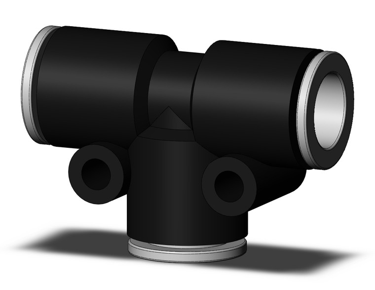 SMC KQ2T10-00A-X35 Fitting, Union Tee Pack of 5