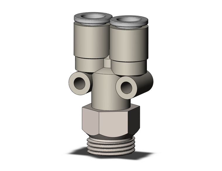 SMC KQ2U08-U03N Fitting, Branch Y Pack of 10