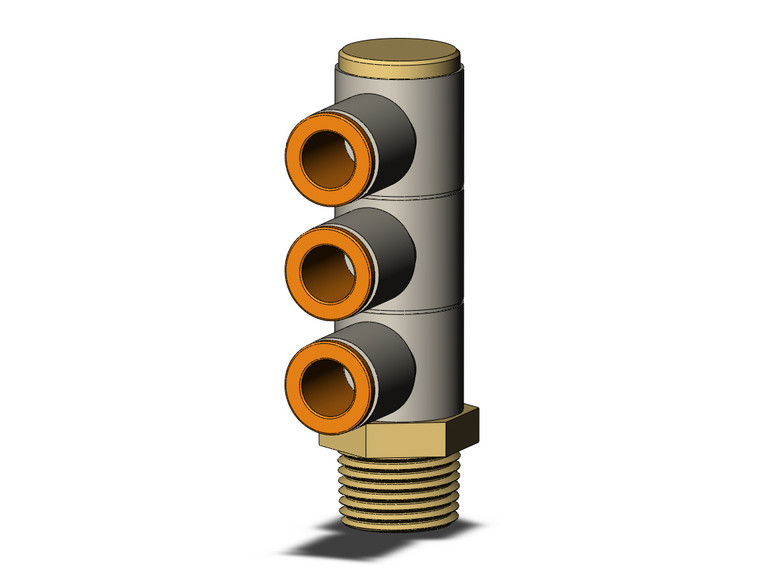 SMC KQ2VT09-36AS Fitting, Tple Uni Male Elbow Pack of 10
